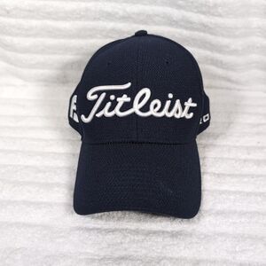 Titleist Golf Tour Elite FJ/ProV1 Fitted Golf Hat Blue & White Size Small/Medium